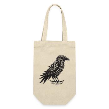 Raven Tribal Black - Gift Bag for Bottles - nature - Front