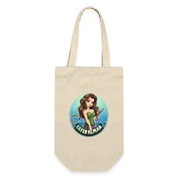 Sea Heroine Badge Motif - Gift Bag for Bottles - nature - Front