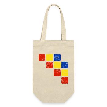 Colors Ornament Pattern - Basic Colors - Gift Bag for Bottles - nature - Front