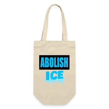 Abolish I.C.E: - Gift Bag for Bottles - nature - Front