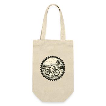 Blason vintage pour vélo de plage - Sac à bouteille - nature - Devant