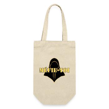 MÉFIE-TOI. - Sac à bouteille - nature - Devant