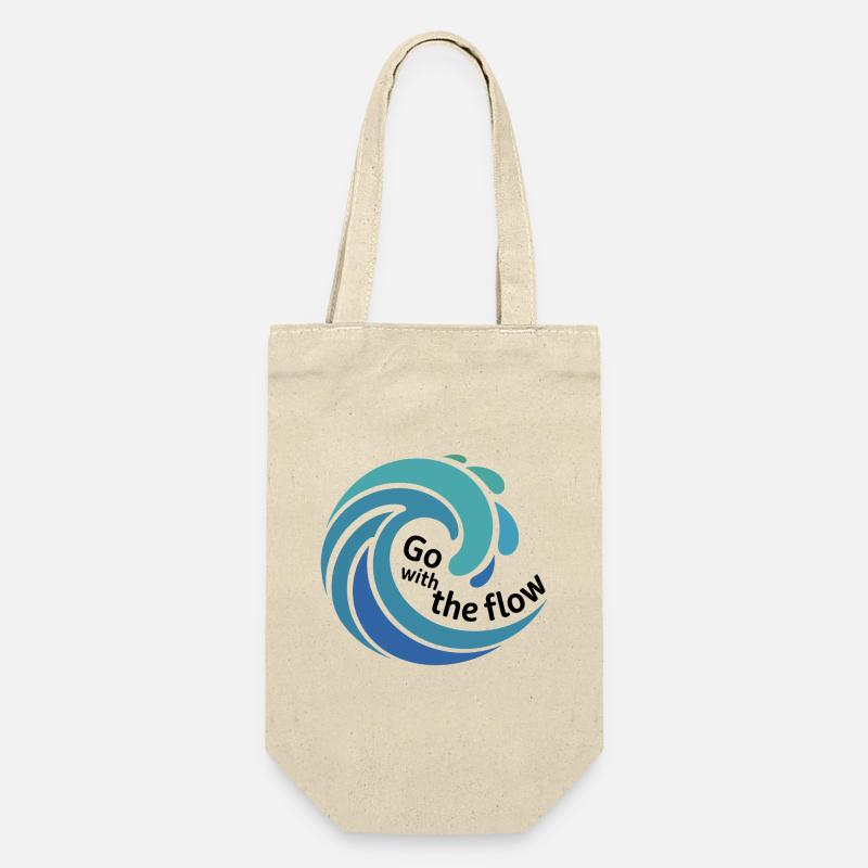 Optez pour l’Art Flow Wave - Sac à bouteille - nature