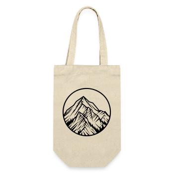 Mountains Mountains Alps - Gift Bag for Bottles - nature - Front