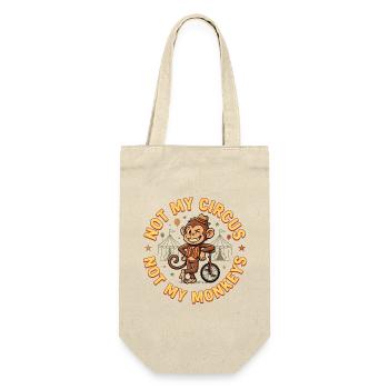 Not my circus, not my monkeys - Gift Bag for Bottles - nature - Front