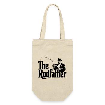 The Rodfather Funny Fishing Parody - Gift Bag for Bottles - nature - Front