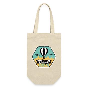 Vintage 1976 - Geschenkbeutel für Flaschen - Natur - Vorne