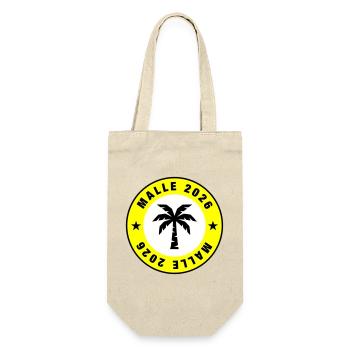 Malle 2026 Palm Tree Circle - Gift Bag for Bottles - nature - Front