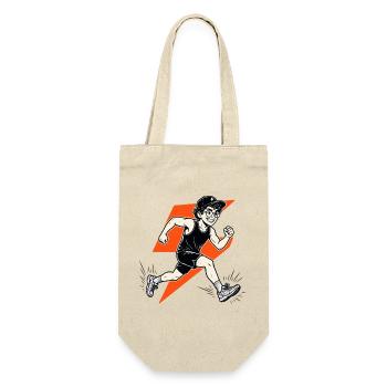 Motif de Blitz Runner de maillot de course cool pour les athlètes - Sac à bouteille - nature - Devant