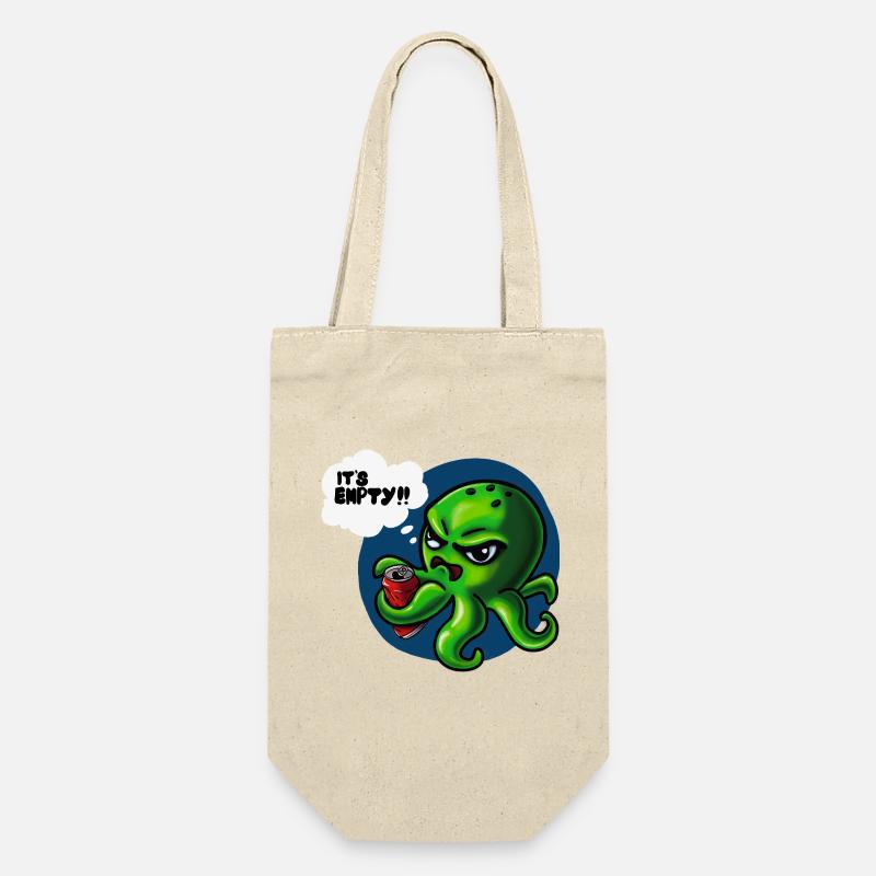 Grumpy Kraken - Sac à bouteille - nature