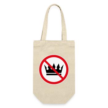 No Kings! (Protest Design / 3C) - Gift Bag for Bottles - nature - Front