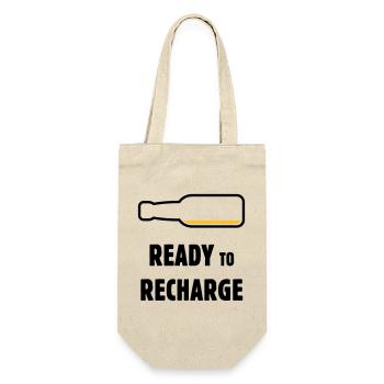 Ready To Recharge (Beer / Beer / POS 2C) - Gift Bag for Bottles - nature - Front