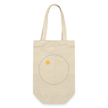 Citrus Orbit Print - Gift Bag for Bottles - nature - Front