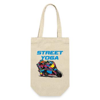 Street Yoga - Motorcycling - Gift Bag for Bottles - nature - Front