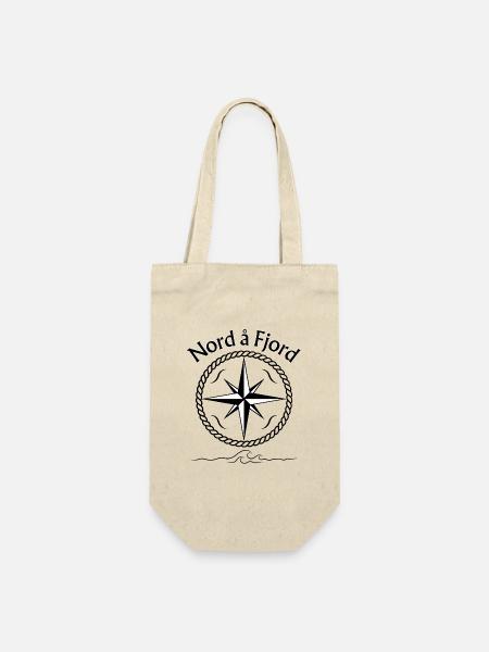 Nord å Fjord - Nordisches Design - Geschenkbeutel für Flaschen - Natur