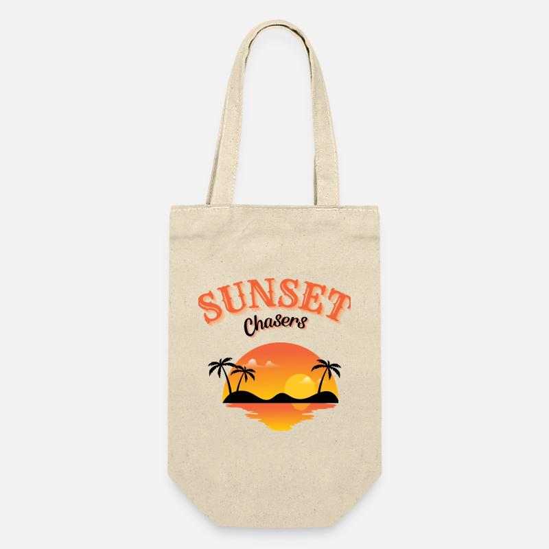 Sunset Chasers Tropical Evening Vibes - Sac à bouteille - nature