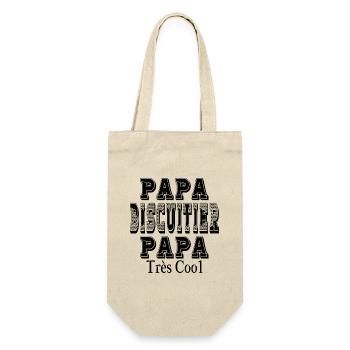 Papa Biscuitier Papa Très Cool - Sac à bouteille - nature - Devant
