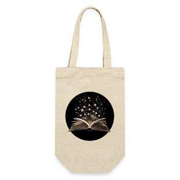 Livre avec des étoiles - Sac à bouteille - nature - Devant