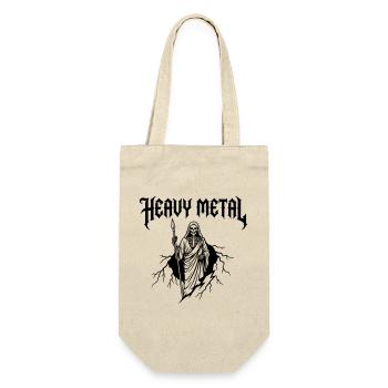Heavy Metal Musik - Geschenkbeutel für Flaschen - Natur - Vorne