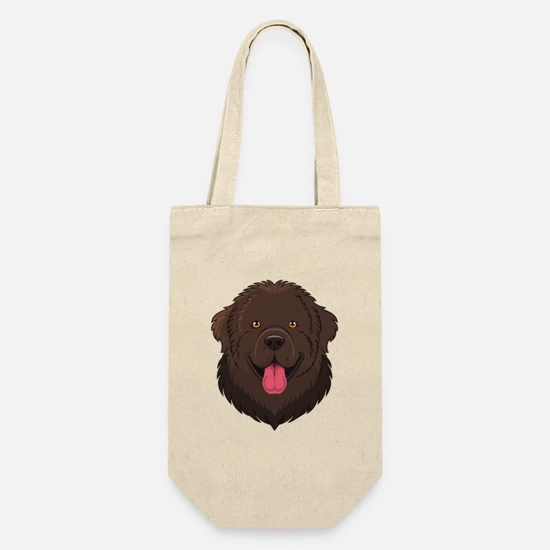 Newfoundland (portrait/comic) - Gift Bag for Bottles - nature