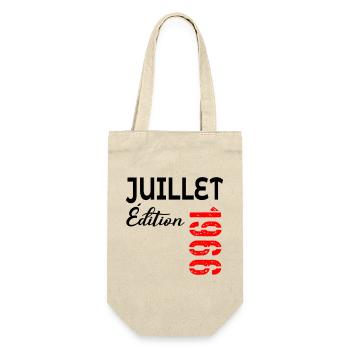 60e Anniversaire Juillet 1966 - Geschenkbeutel für Flaschen - Natur - Vorne