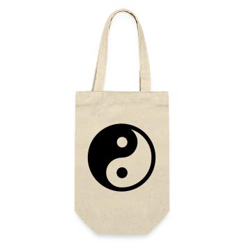 ying yang - Sac à bouteille - nature - Devant