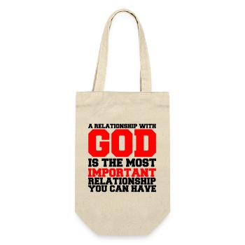 a_relationship_with_god2 - Gift Bag for Bottles - nature - Front