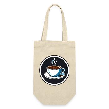 Coffee Magic Mug Illustration - Gift Bag for Bottles - nature - Front