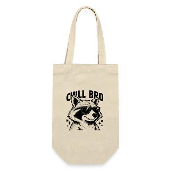 Détendu : Frère laveur avec lunettes de soleil - Sac à bouteille - nature - Devant