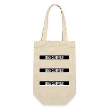 Coordinateur du Chaos Titre drôle Parents Teacher Logo - Sac à bouteille - nature - Devant