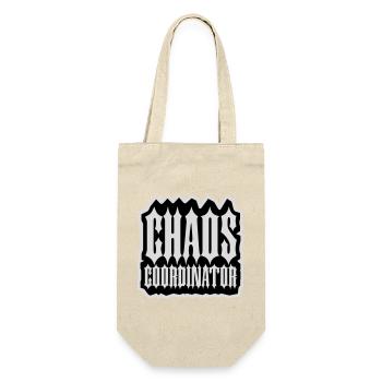 Coordinateur du Chaos Titre drôle Parents Teacher Logo - Sac à bouteille - nature - Devant