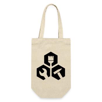 Artisan Tool Hexagon - Gift Bag for Bottles - nature - Front