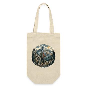 Hiking - Outdoor Adventure - Gift Bag for Bottles - nature - Front