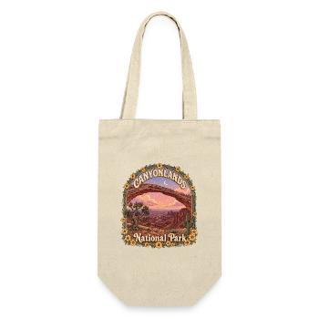 Canyonlands National Park USA Utah Wandern Vintage - Geschenkbeutel für Flaschen - Natur - Vorne