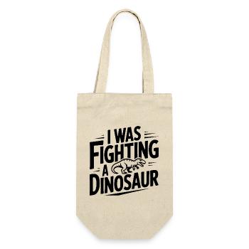 Je me battais contre un dinosaure - Sac à bouteille - nature - Devant