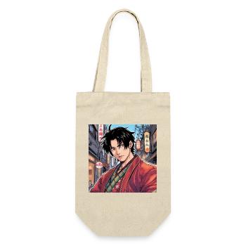 stickers style manga - Sac à bouteille - nature - Devant
