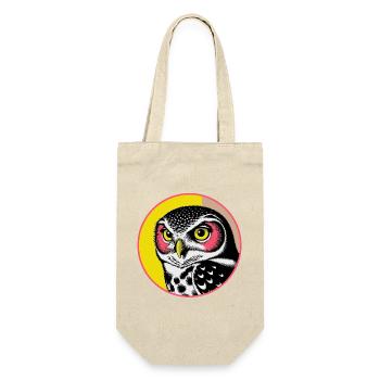 Hibou coloré - Sac à bouteille - nature - Devant