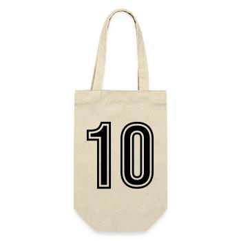 10 Symbole numérique - Sac à bouteille - nature - Devant
