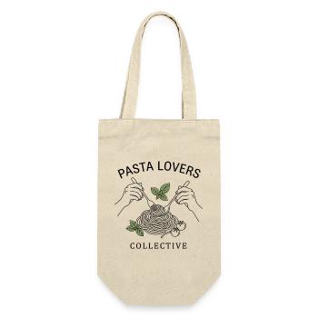 T-shirt spaghetti Pâtes Passionnés de design Femmes/Hommes - Sac à bouteille - nature - Devant