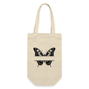 Split Butterfly - Gift Bag for Bottles - nature - Front