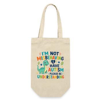 I don't misbehave, I have autism - Gift Bag for Bottles - nature - Front