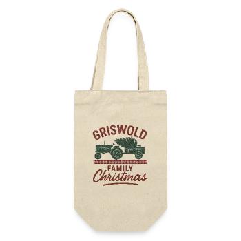 Griswold Family Christmas Tractor - Geschenkbeutel für Flaschen - Natur - Vorne