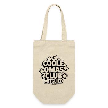 Coole Omas Club - Geschenkbeutel für Flaschen - Natur - Vorne