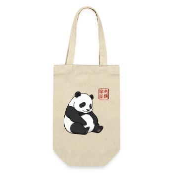 Sleepy Panda Cute Lazy Animal Lover Gift - Gift Bag for Bottles - nature - Front