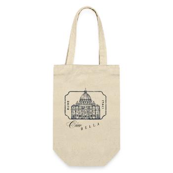 Rome Basilica Stamp Art - Gift Bag for Bottles - nature - Front