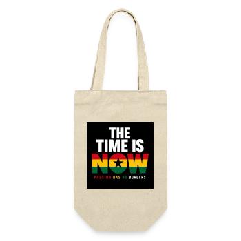 The Time Is Now No Borders - Gift Bag for Bottles - nature - Front