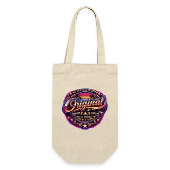 Insigne rétro des années 1980 Neon Synthwave Original 1989 - Sac à bouteille - nature - Devant