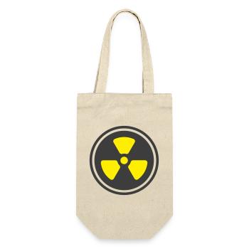 Radiation Warning Solid Icon Nuclea Symbol - Gift Bag for Bottles - nature - Front
