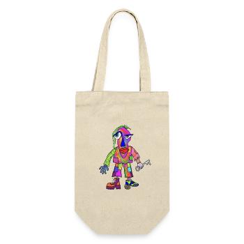 Figurine colorée - Sac à bouteille - nature - Devant