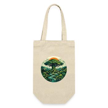 Traum vom Amazonas - Geschenkbeutel für Flaschen - Natur - Vorne